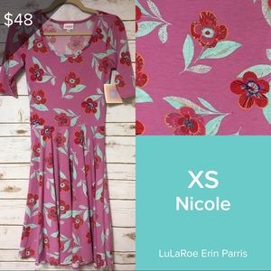 XS LuLaRoe Nicole Dress